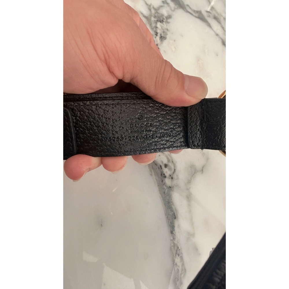 Gucci Black Demetra Dog Harness Gold Hardware‎ Large 695253 NEW - Picture 13 of 15